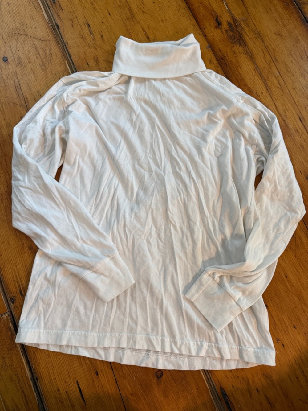 Abercrombie & Fitch Ivory Cozy Turtleneck Top